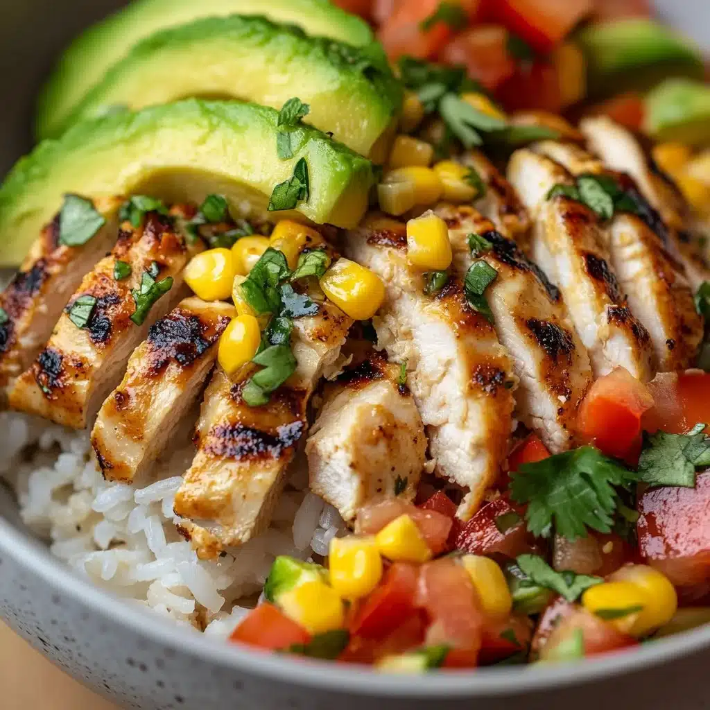 Street Corn Chicken Rice Bowl