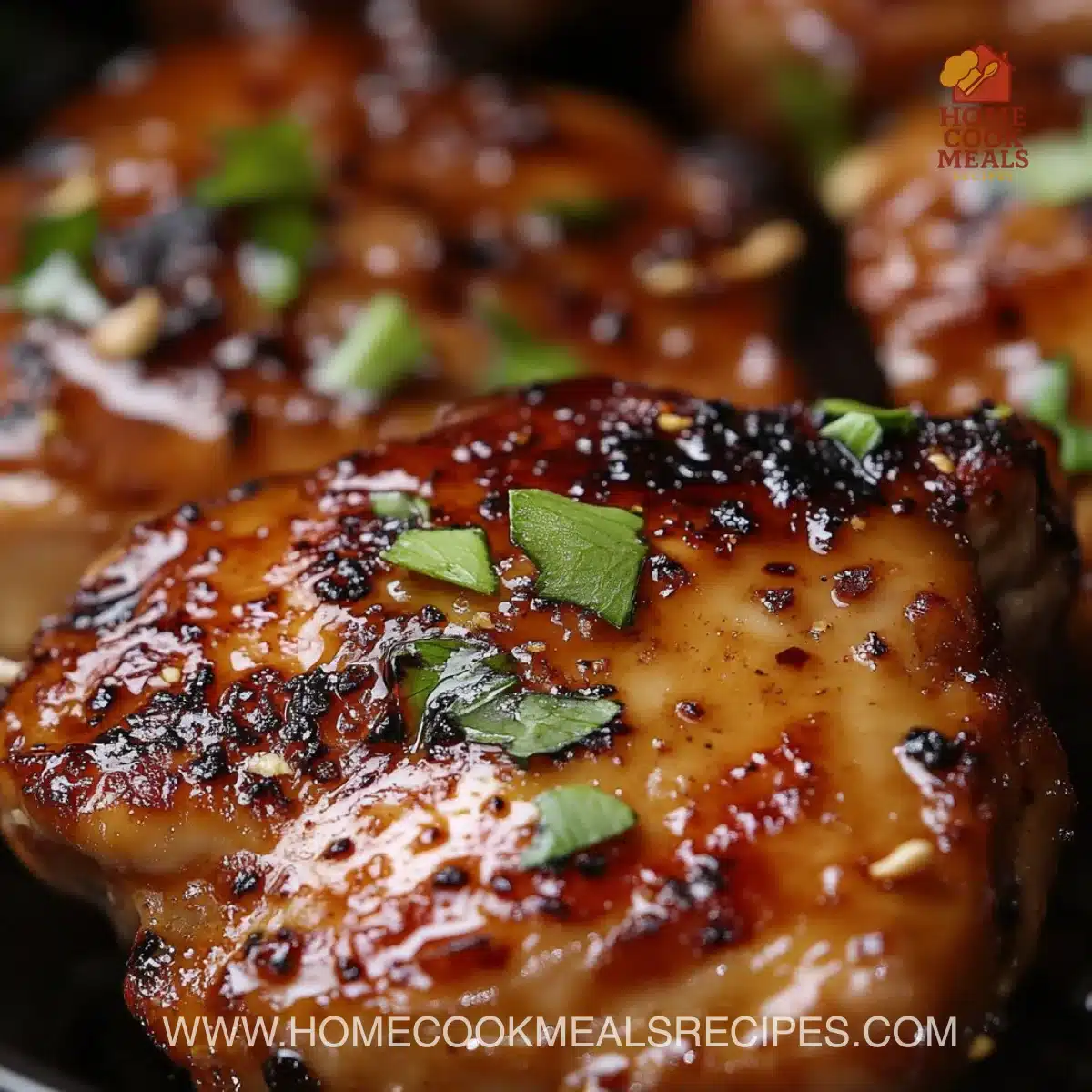 Delicious Thai grilled chicken served with fresh herbs and spices