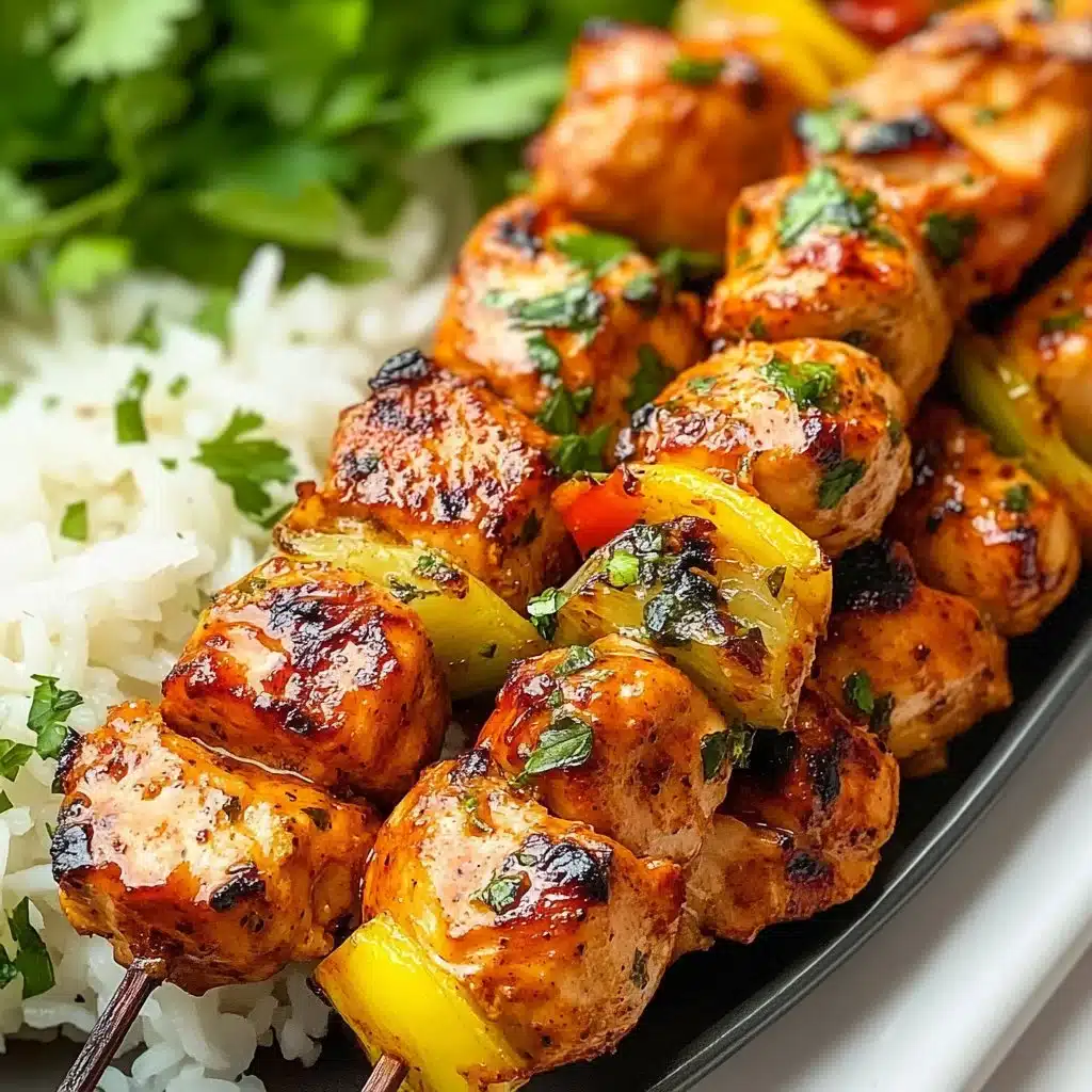 Yogurt Marinade Chicken Kebabs