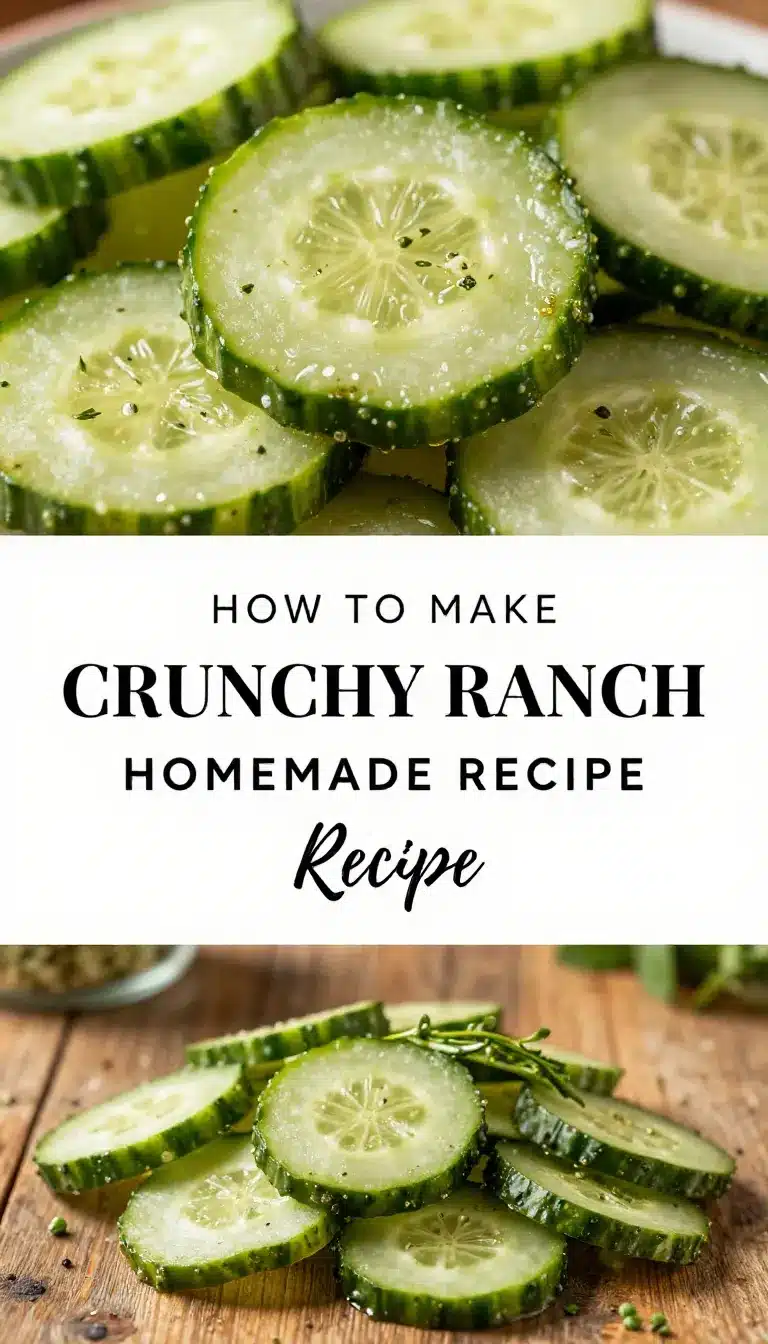 A bowl of crunchy ranch-flavored cucumber chips served on a wooden table.