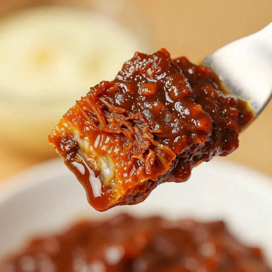 A jar of homemade BBQ sauce surrounded by fresh ingredients like tomatoes, garlic, and spices.