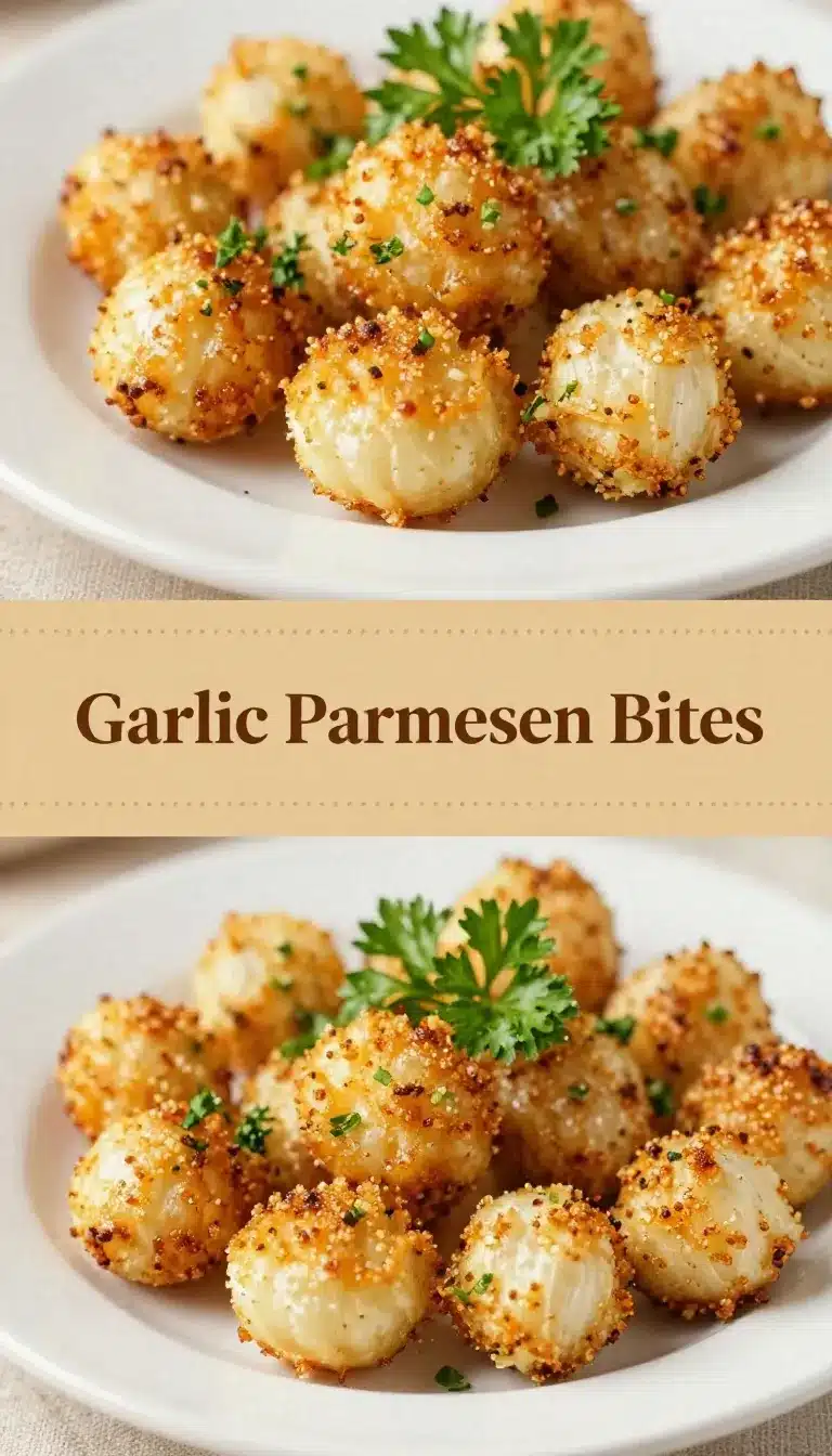 Close-up of Ritz crackers topped with garlic parmesan seasoning, arranged on a party platter.
