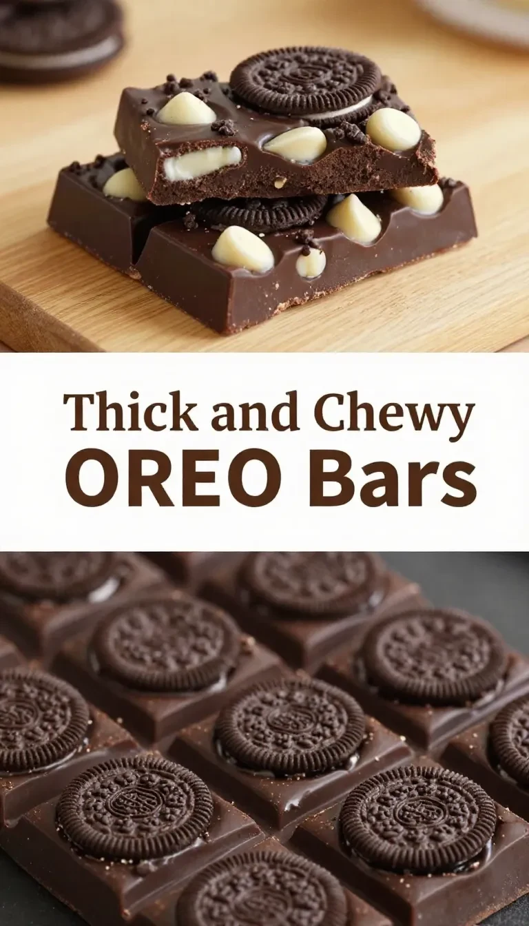 One-Pan Oreo Bars 5 Delicious One-Pan Oreo Bars topped with chocolate drizzle and Oreo crumbs