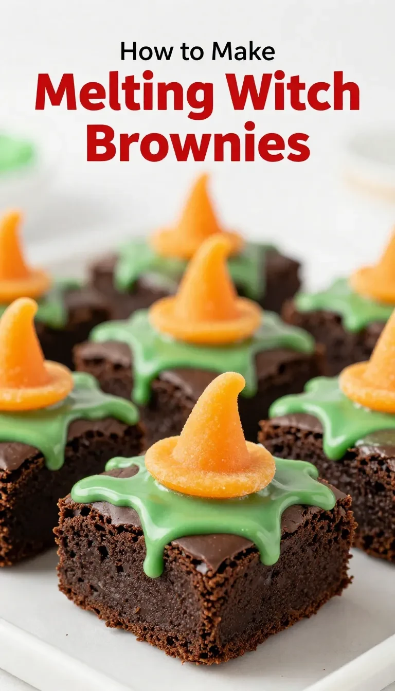 Witchy Halloween Potluck Dessert 5 A spooky Halloween potluck dessert table featuring witch-themed treats