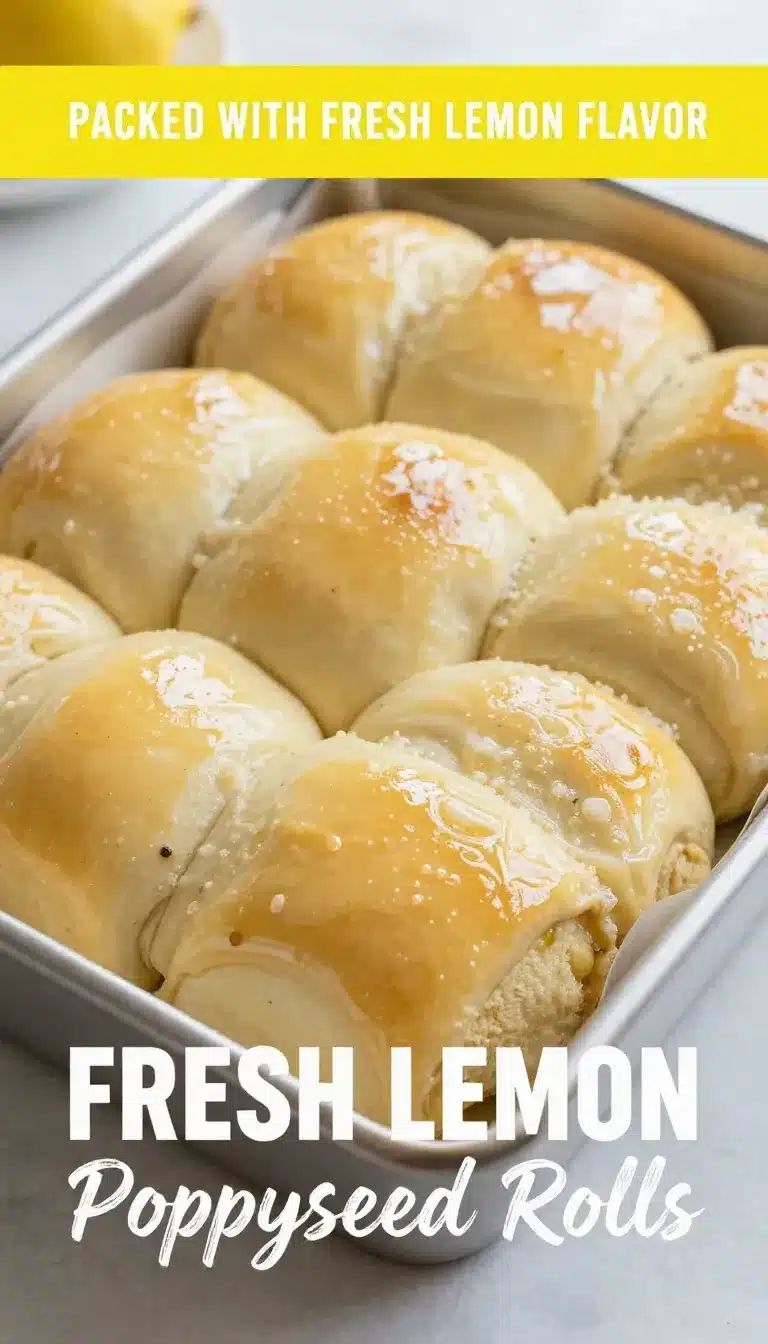 Lemon Rolls - Delicious Recipe Ready in 90 Minutes 5 Freshly baked lemon rolls served on a white plate with a drizzle of icing.