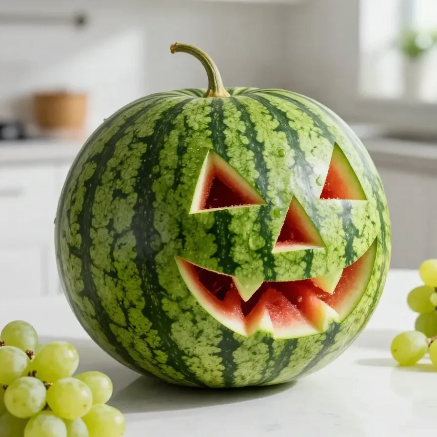 35 Spooky & Easy Halloween Snacks for Adults 4 A variety of spooky Halloween snacks arranged on a table, including ghost-shaped cookies and pumpkin dip.