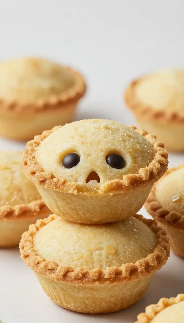 Scary Pocket Pies 5 A spooky assortment of pocket pies with ghost and pumpkin designs