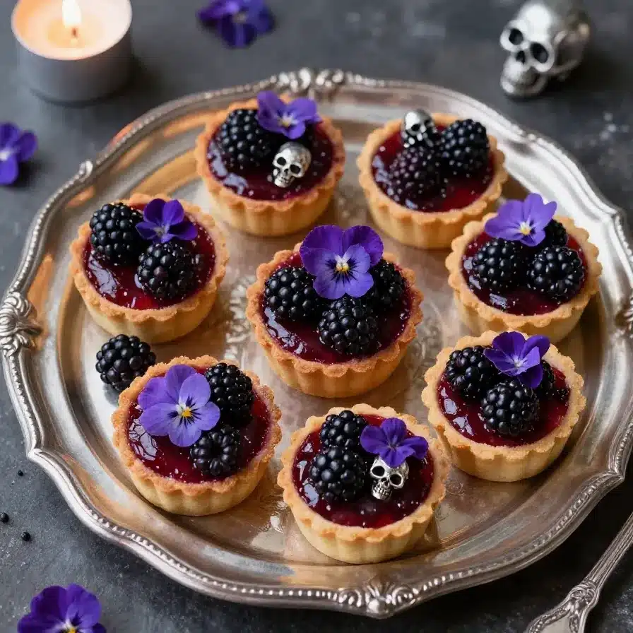 Witchy Halloween Dessert 2 A spooky Halloween-themed dessert with witch-inspired decorations.