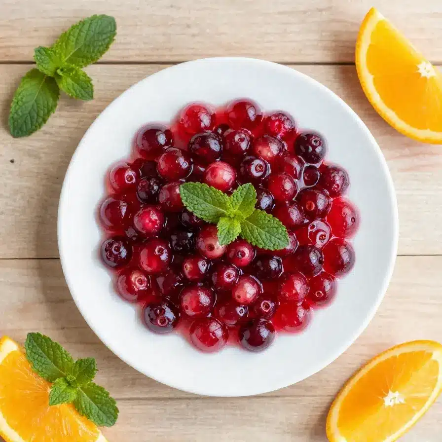A vibrant display of 13 different cranberry jello salads arranged on a table